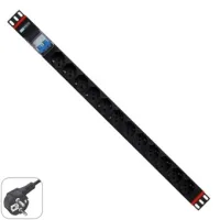 REGLETA RACK WP 1U 12 ENCHUFES SCHUKO CON MAGNETOTERMICO