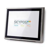 PANEL PC SEYPOS K795II INOX 15"TRUE FLAT RESISTIVO J1900/RAM8GB/ SSD128GB/3YW