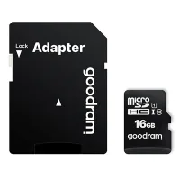 TARJETA DE MEMORIA MICRO SD GOODRAM 16GB M1AA CL10 UHS-I U1 + ADAPTADOR
