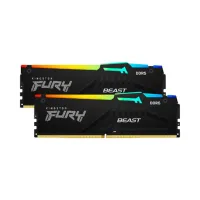 MEMORIA RAM DDR5 32GB 2X16GB KINGSTON / 6000MHZ / PC5 48000 / FURY BEAST RGB / CL36