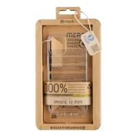 FUNDA MUVIT RECYCLETEK PARA APPLE IPHONE 12 MINI TRANSPARENTE