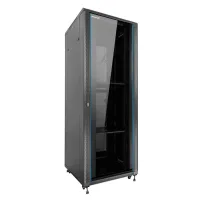 ARMARIO RACK DE SUELO 19" PHASAK PRO 37U NEGRO 800X1000 MONTADO PHO 8142