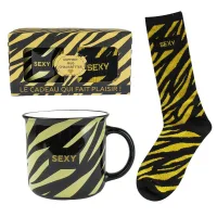 TAZA + CALCETINES ENESCO SEXY