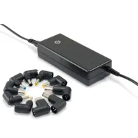 Cargador Universal De Portátil Conceptronic 65W Automatico 18V A 20V 10 Conectores