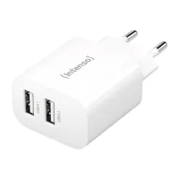 CARGADOR PARED INTENSO W24AA 2X USB TIPO A BLANCO