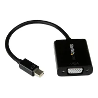 ADAPTADOR MINI DP A VGA STARTECH 22CM/ MACHO-HEMBRA/ NEGRO