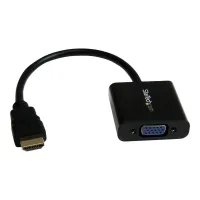 ADAPTADOR HDMI A VGA STARTECH 24.5CM/ MACHO-HEMBRA/ NEGRO