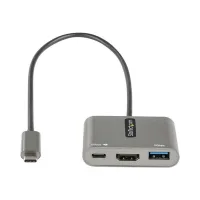 Adaptador USB Tipo C A USB Tipo C/USB Tipo A  HDMI Startech Macho-Hembra  Gris