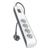 REGLETA ALIMENTACION BELKIN BSV400VF2M-V2 4 TOMAS PROTECCION SOBRETENSION CABLE 2m