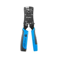 CRIMPADORA LANBERG UNIVERSAL NT-0203 RJ45 / RJ11 / RJ12 CON COMPROBADOR DE CABLES