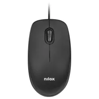 MOUSE RATON NILOX MOUSB1003 USB 1600 DPI NEGRO
