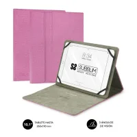 FUNDA SUBBLIM CLEVER STAND CASE PARA TABLET 10.1" ROSA