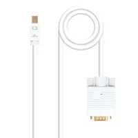 CABLE NANOCABLE CONVERSOR MINI DP A VGA MINI DP/M - VGA/M BLANCO 3.0 M