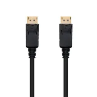 CABLE DISPLAYPORT M-M 3M NANOCABLE NEGRO RETAIL DP/M-DP-M/ 3M/ CONECTORES ORO/ 5.4 GBITS