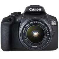 CAMARA DIGITAL REFLEX CANON EOS 2000D + 18-55 IS/ CMOS/ 24.1MP/ DIGIC 4+/ FULL HD/ 9 PUNTOS DE REFERENCIA/ WIFI/ NFC