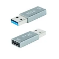 ADAPTADOR USB TIPO C A USB TIPO A NANOCABLE NEGRO / HEMBRA - MACHO GEN2 10GBPS