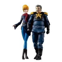 FIGURAS MEGAHOUSE G.M.G MOBILESUIT GUNDAM PRINCIPALITY OF ZEON ARMY 07 RAMBA RAL & CROWLEY HAMON 