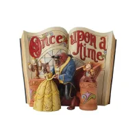 FIGURA ENESCO DISNEY LA BELLA Y LA BESTIA LIBRO LA BELLA Y BESTIA