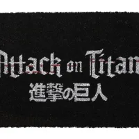 FELPUDO 60X40 CM LOGO ATTACK ON TITAN