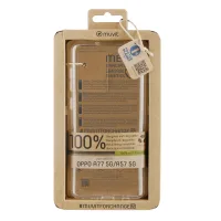 FUNDA MUVIT RECYCLETEK PARA OPPO A77 5G/A57 5G TRANSPARENTE