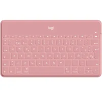TECLADO LOGITECH KEYS TO GO WIRELESS INALAMBRICO PARA IPHONE IPAD Y APPLE TV BLUSH
