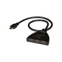 SELECTOR HDMI A 3X HDMI FONESTAR FO-513 0.5M/ MACHO-HEMBRA/ NEGRO