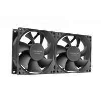VENTILADOR CAJA TACENS ANIMA AF8 2X 80MM NEGRO