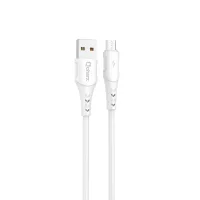CABLE QCHARX LISBON USB A LIGHTNING 3A / 1 M / PVC BLANCO