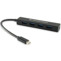 Adaptador Hub Conceptronic USB Tipo C A USB 3.0 4 En 1