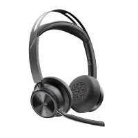 Auriculares Poly Voyager Focus 2 USB-C-C con certificación Microsoft Teams + adaptador USB-C/A + base de carga