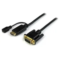 CABLE VGA A HDMISTARTECH 0.91M/ MACHO-MACHO/HEMBRA/ NEGRO