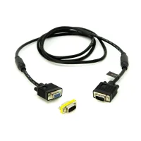 CABLE SVGA D-SUB15 DE 3 M, M-H CON ADAPTADOR M-M 