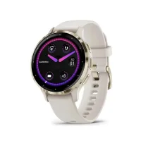 Garmin Venu 3S, Smartwatch Premium con GPS, AMOLED, Funciones avanzadas de Salud y Forma física, más de 30 Aplicaciones Deportivas, 10 días de autonomía, Gris Gold