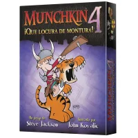 JUEGO DE MESA MUNCHKIN 4: ¡QUE LOCURA DE MONTURA! PEGI 10