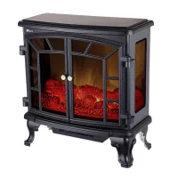 CHIMENEA ELECTRICA THULOS TH-CY04 1000W/2000W