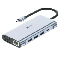 DOCKING STATION LEOTEC USB TIPO C 11 EN 1