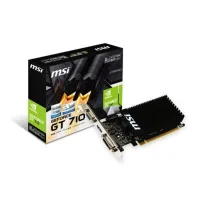 TARJETA GRAFICA MSI GT 710 2GD3H LP 2GB GDDR3 / HDMI / DVI-D / VGA 