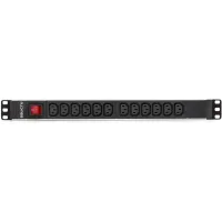 Regleta Salicru Para Rack 19  Sps Pdu 12 Tomas Iec Interruptor
