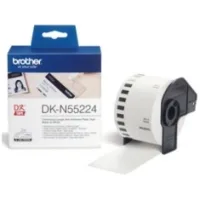 ETIQUETAS CINTA CONTINUA BROTHER DKN55224 PAPEL BLANCA NO ADHESIVA TARJETAS IDENTIFICACION 