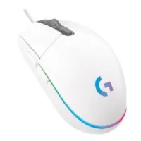 MOUSE RATON LOGITECH G102 LIGHTSYNC BLANCO GAMING 8.000 DPI 6 BOTONES