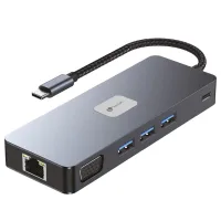 DOCKING STATION LEOTEC USB TIPO C 11 EN 1