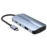 DOCKING STATION LEOTEC USB TIPO C 7 EN 1