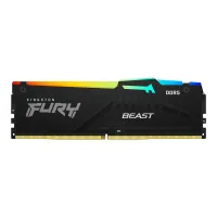 MEMORIA RAM DDR5 64GB 2X32GB KINGSTON / 5600MT/S / FURY BEAST RGB / CL40 / NEGRO