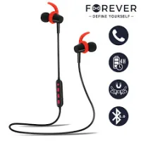 AURICULARES BLUETOOTH FOREVER 4SPORT BSH-400 RED COLOR ROJO Y NEGRO