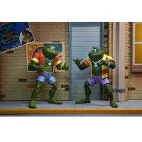 PACK 2 FIGURAS NECA RANAS NAPOLEON & ATILLA 18 CM SCALE ACTION FIGURE TMNT CARTOON RE-RUN