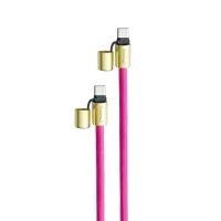 CABLE USB TIPO C INTENSO 1.65M/ MACHO-MACHO/ ROSA