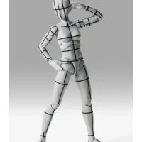 BODY CHAN -SPORTS EDITION WIRE FRAME- (GRAY COLOR VER.) FIG. 13,5 CM BODY KUN / BODY CHAN