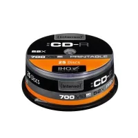 Tarrina De Cd-R Virgenes Intenso Printable 700Mb 52X 25 Unidades