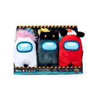 SURTIDO PELUCHES 6 UNIDADES AMONG US EDICION LIMITADA             