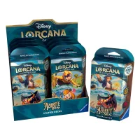 JUEGO DE CARTAS DISNEY LORCANA TCG AZURITE SEA STARTER DECK 8 UNIDADES INGLÉS